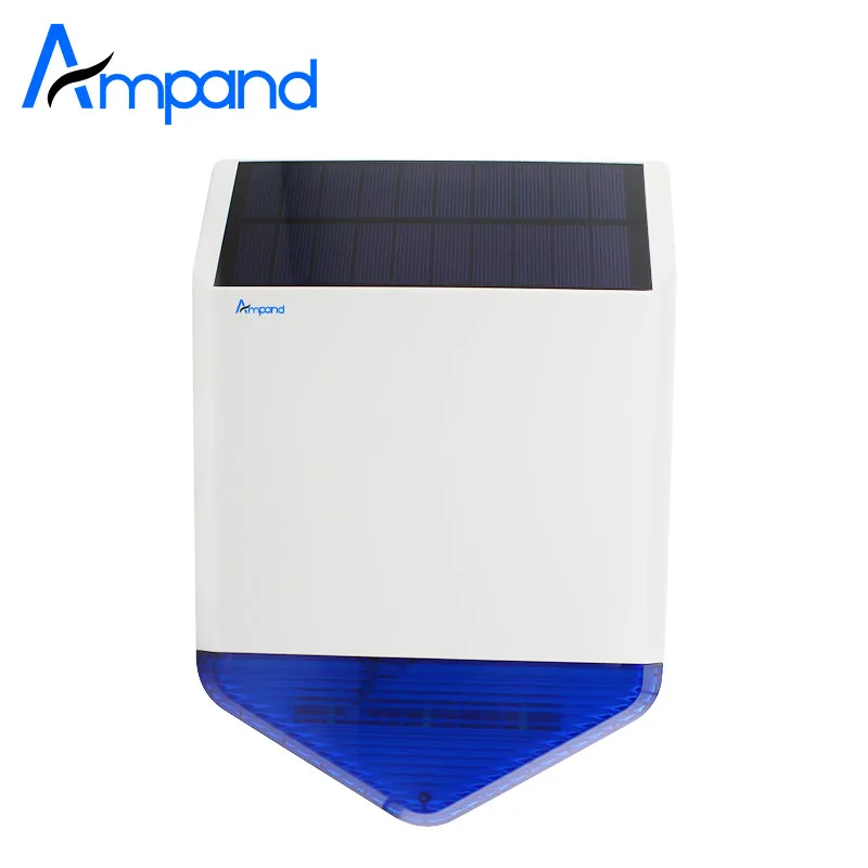 Беспроводной открытый солнечные вспышки Сирена Главная Безопасность