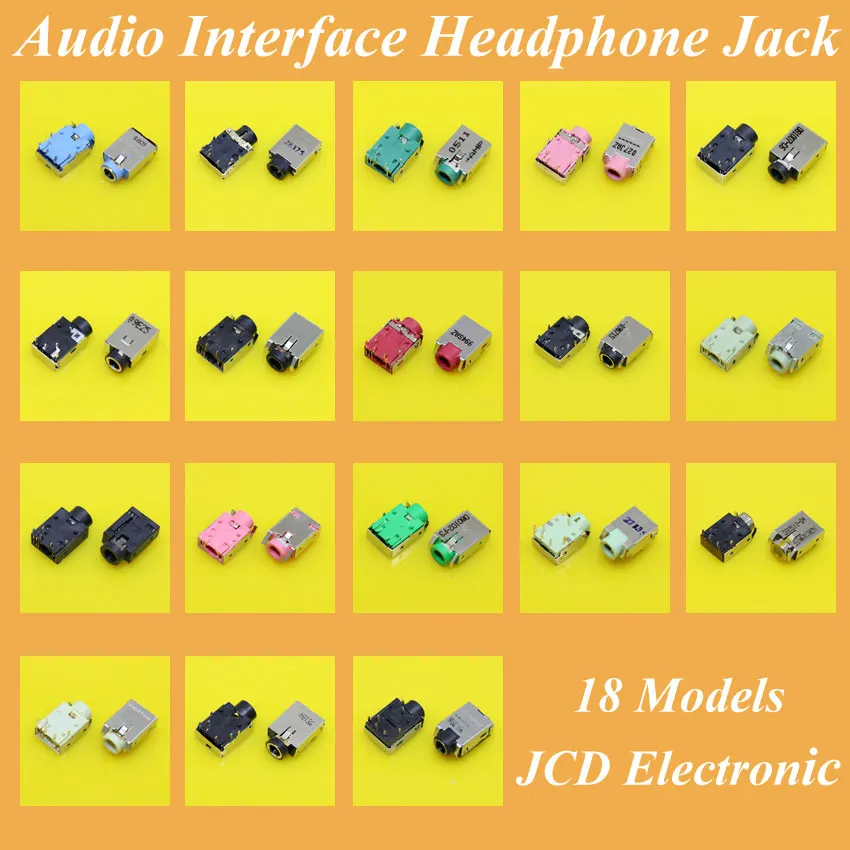 18 моделей аудио интерфейс для ноутбука разъем микрофона аудиоразъем Acer Asus Lenovo HP