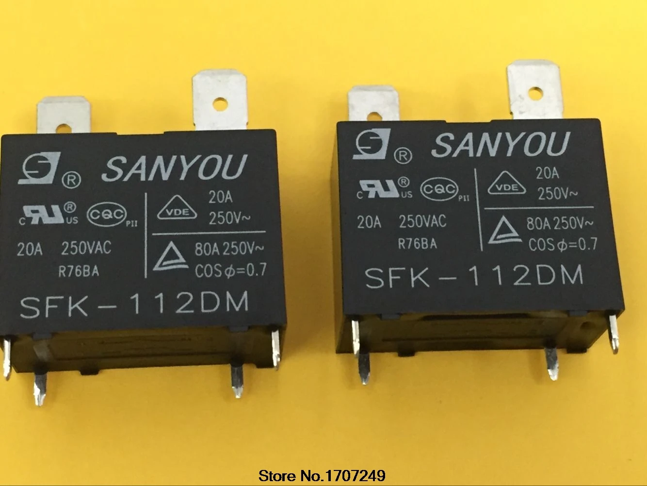 Бесплатная доставка 10 шт./лот 100% новое и оригинальное SANYOU реле SFK 112DM 12В 20А 250В