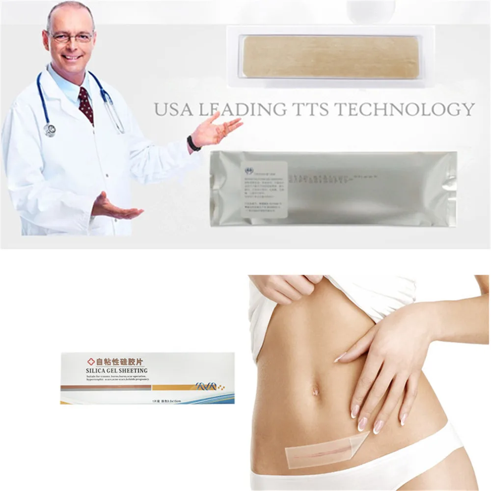 

1pcs/Box Scar Removing Patch Adhesive Medical Wound Care Product Scar Sheet Silicone Gel Sheet Cerotti Per Ferite Sticker Wond