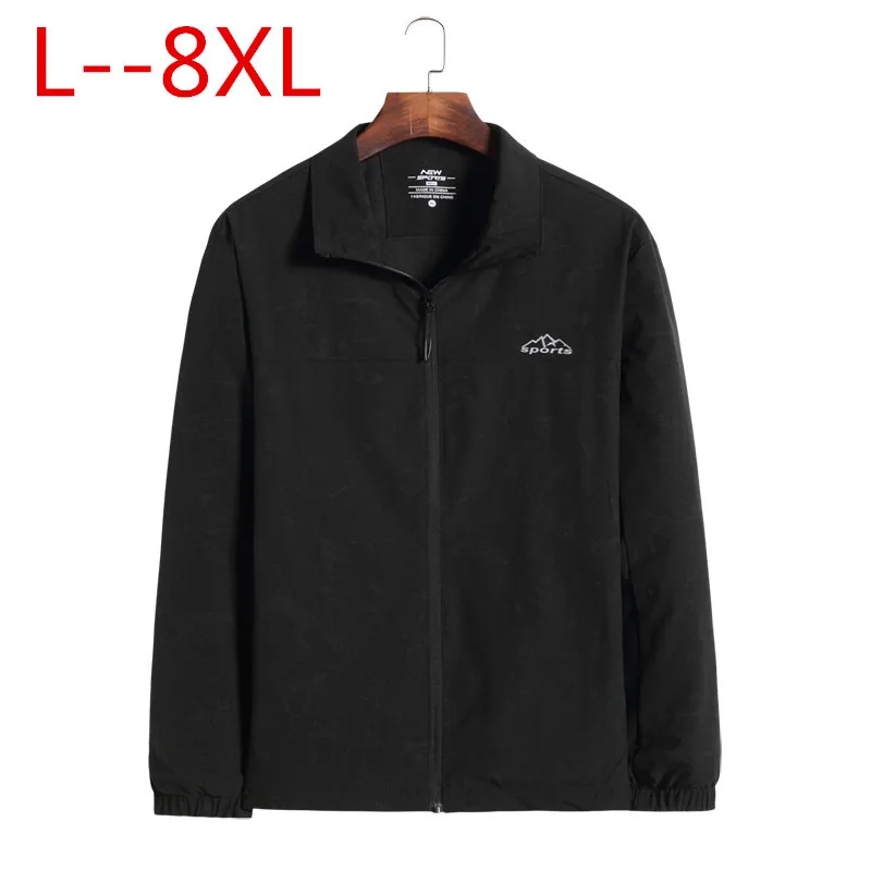Весна Цвет Осень Новый 2018 повседневная куртка 8XL 6XL 5XL 4XL Большие размеры Для