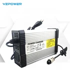 Зарядное устройство YZPOWER для литиевых аккумуляторов 100,8 в, 5 А, для электрических мотоциклов, электровелосипедов с вентилятором и XLR разъемом