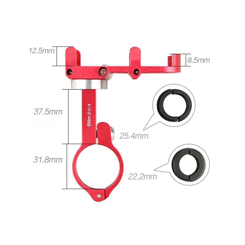 Универсальный велосипедный держатель для телефона Plus алюминиевый кронштейн