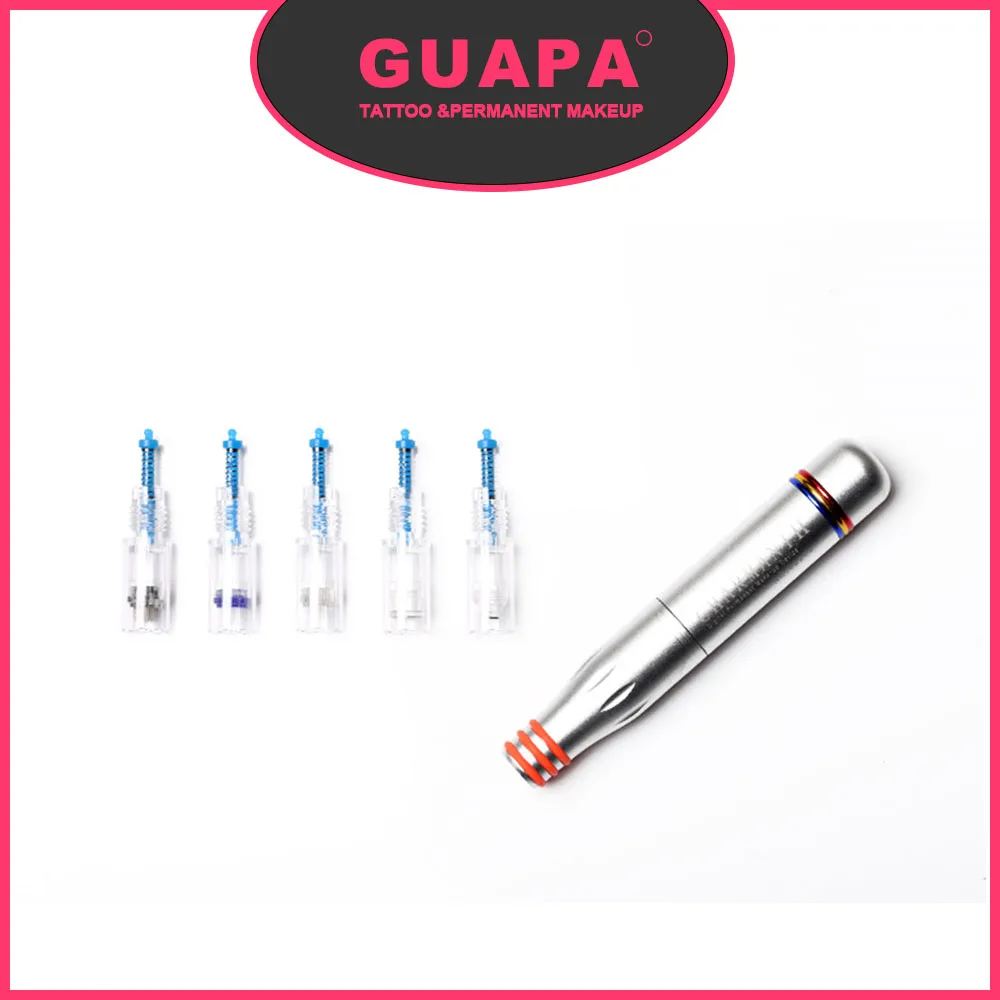 Бесплатная доставка 10 шт. электрический дермы ручка игла круглый Nano иглы