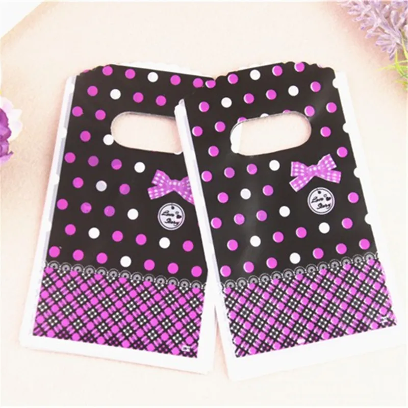 

Two Colors Available Wholesale 100pcs/lot 9*15cm Luxury Wedding Gift Packaging With Cute Bow Small Present Bags