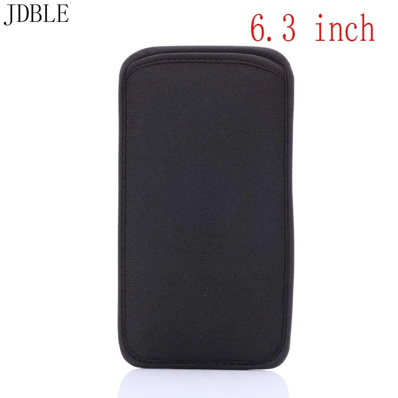 6.3 inch Универсальный ударопрочный неопреновый чехол для телефона, сумка для нескольких телефонов, сумка-кобура, Карманный чехол для улицы, защитный чехол JS0829 - Цвет: 6.3 inch