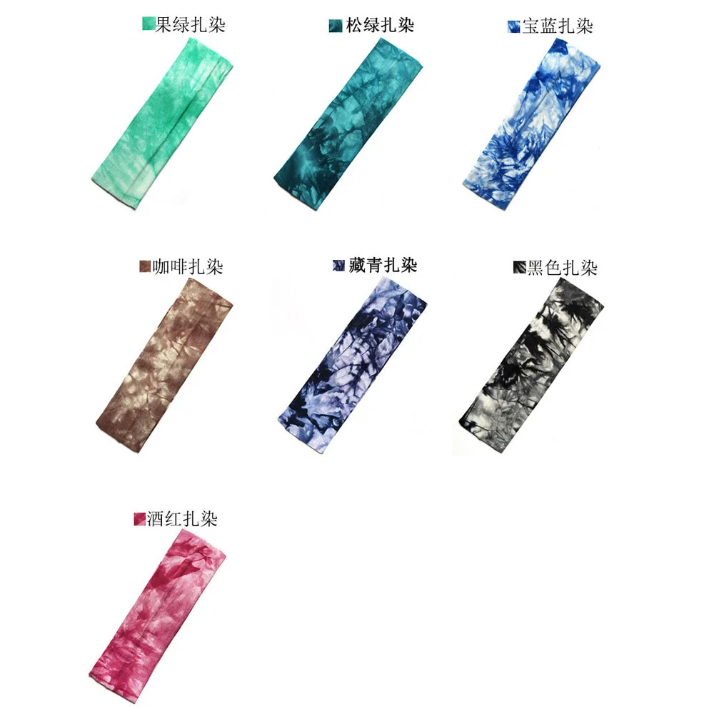 1pcs yoga elastic hair band Sweat sports fitness print headband Fitness running hairband sweat-absorbent non-slip | Спорт и
