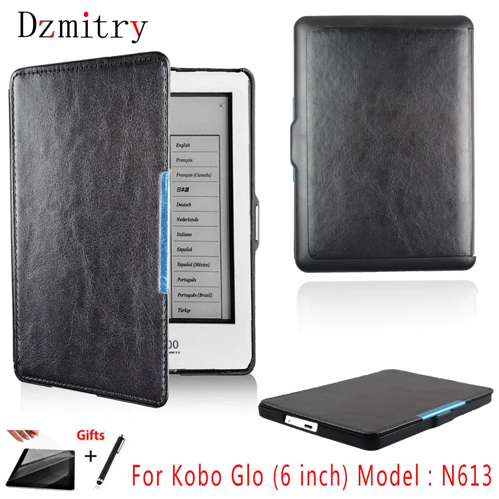 Ультратонкий чехол книжка для Kobo Glo (6 дюймов) модель электронной книги: N613