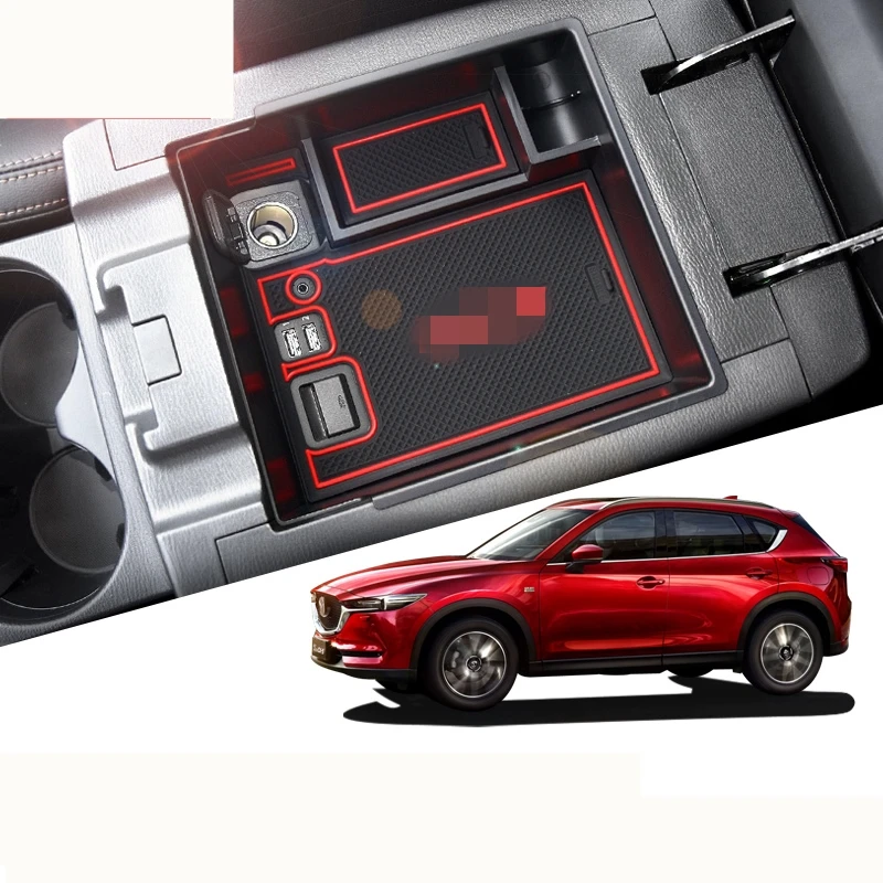 Для Mazda CX-5 CX5 CX 5 центральный автомобильный подлокотник для хранения коробка консоль подлокотник лоток держатель Чехол поддон автомобильные аксессуары