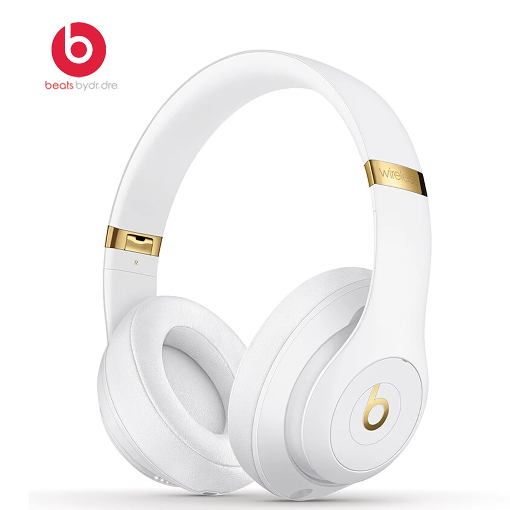 Белый Beats Studio O3 беспроводные Накладные наушники Bluetooth Музыкальные Наушники чистый ANC шумоподавление наушники с микрофоном - Цвет: Белый