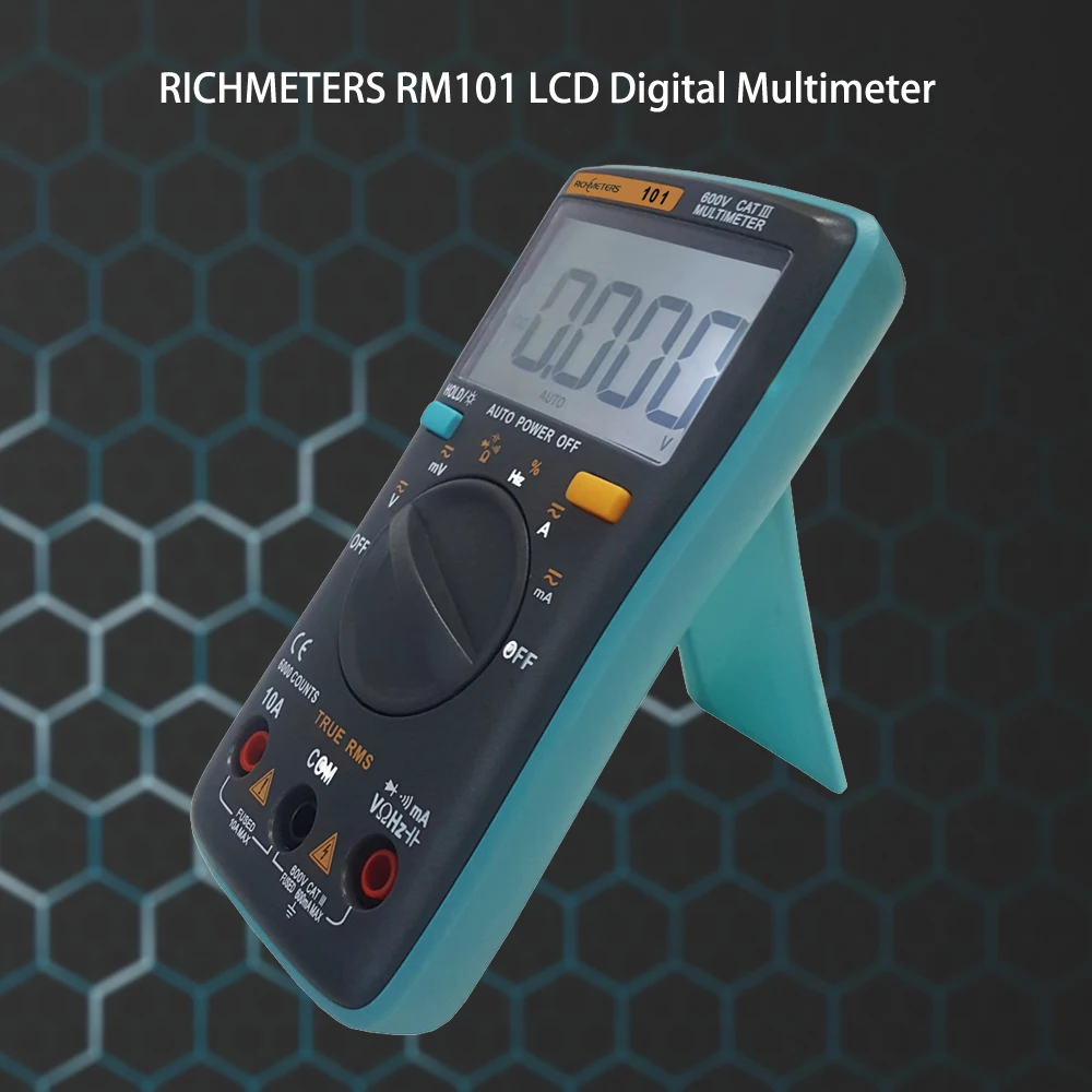Цифровой мультиметр RICHMETERS RM101 Измеритель постоянного/переменного напряжения и