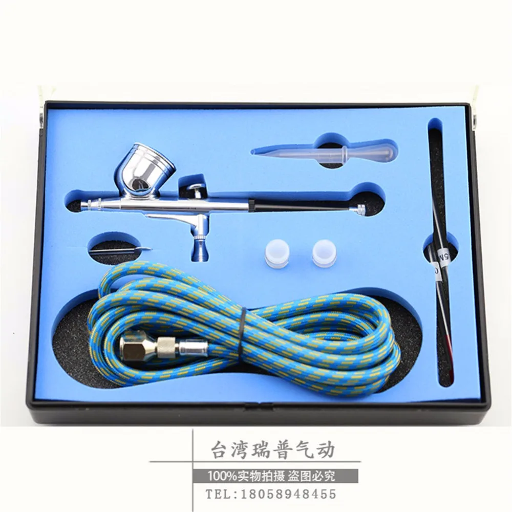 Двойное действие распылитель Аэрограф компрессор набор кистей с 3