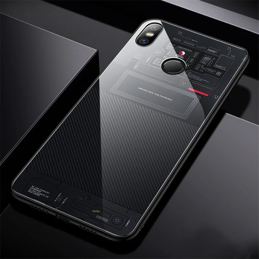 Роскошный чехол из закаленного стекла для Xiaomi mi mix 3, мягкий чехол из ТПУ с краями для Xiaomi mi mix 3 2s 2 mix3, чехол Aixuan - Цвет: color 7