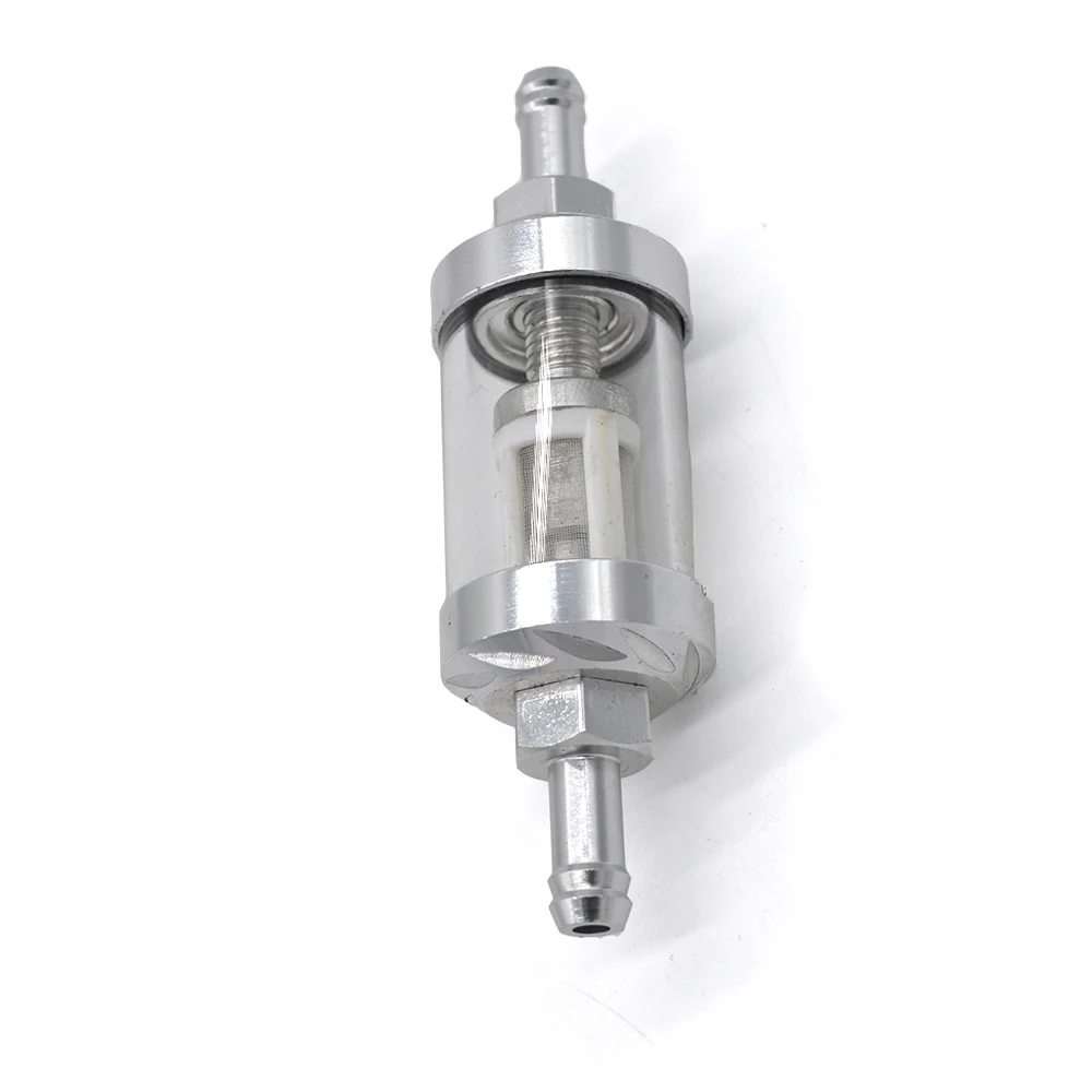 

Motorcycle Oil Filter Liquid Inline Gas Petrol Fitler Cleaner for Most motorcycle 8 mm fuel line