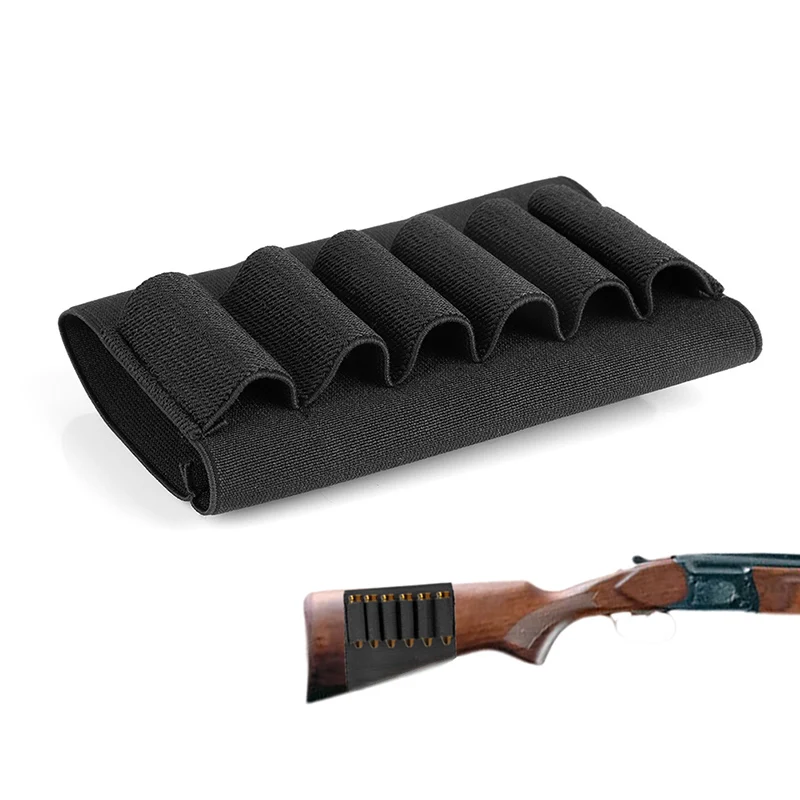 8 Grid Ammo Pouch Portable Thickened Elastic Nylon Rubber Shells Holder Organization Storage Hunting Bag |