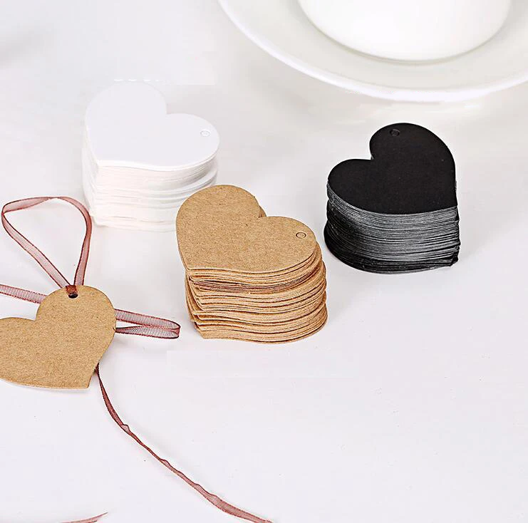 Праздничные принадлежности крафт бумага бирка подвесной бумажный карты пустой