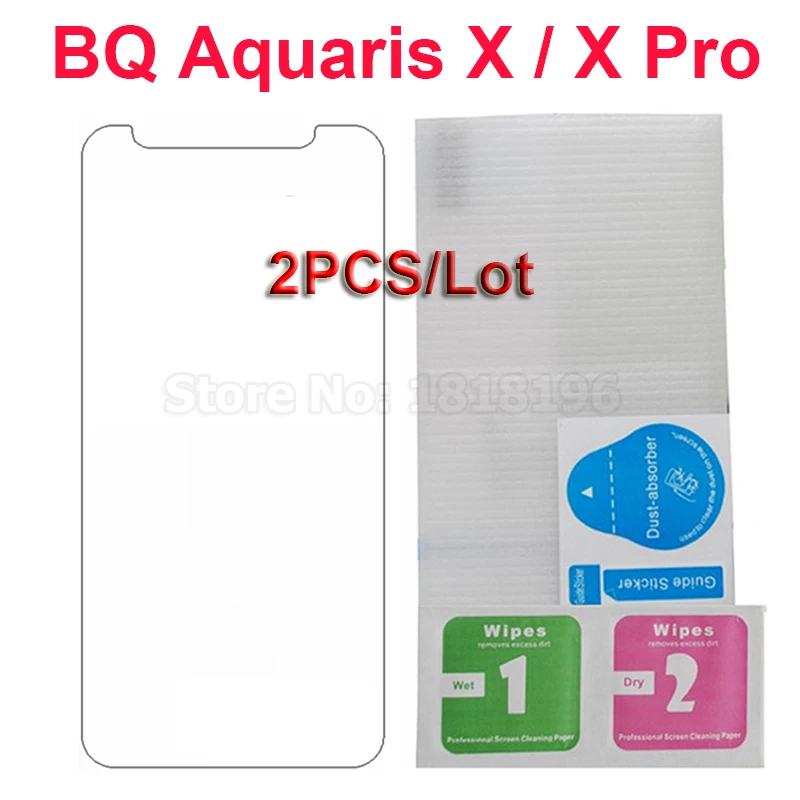Закаленное стекло для BQ Aquaris X Pro Защитная пленка экрана 9H Премиальный мобильный
