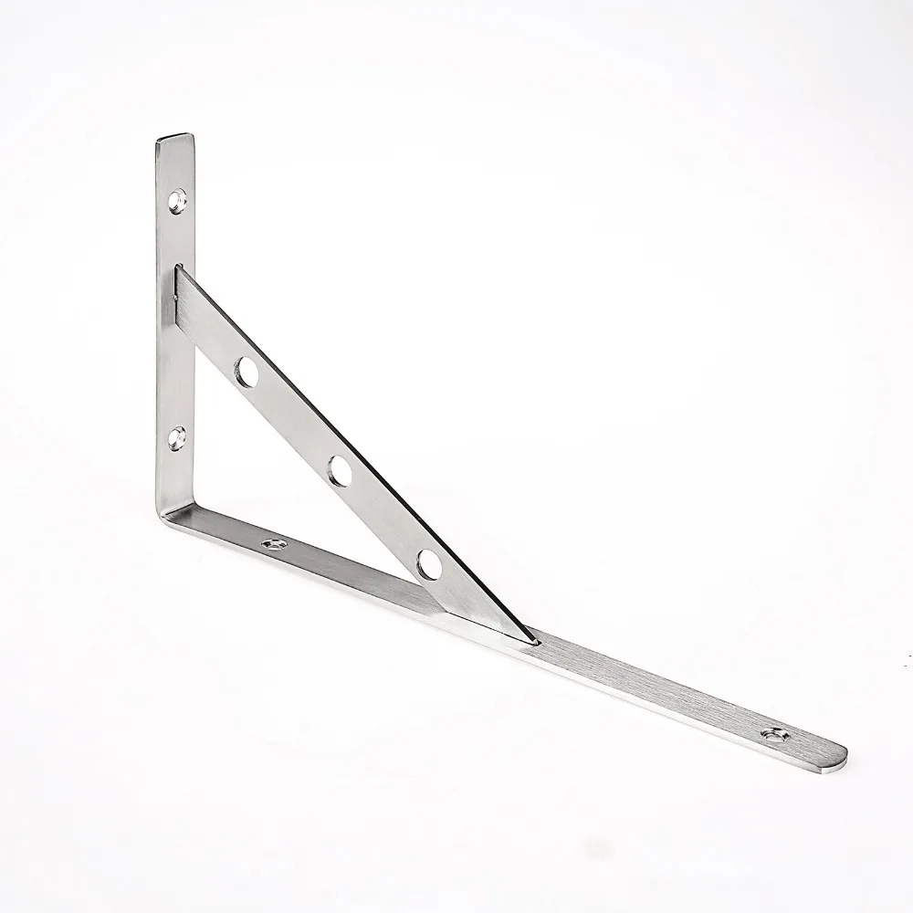 

New 2pack 250*150*188MM Stainless Steel Shelf for Holder Bracket, Triangular Commodity Shelf, Wall Shelf, Shelf Supporting Frame