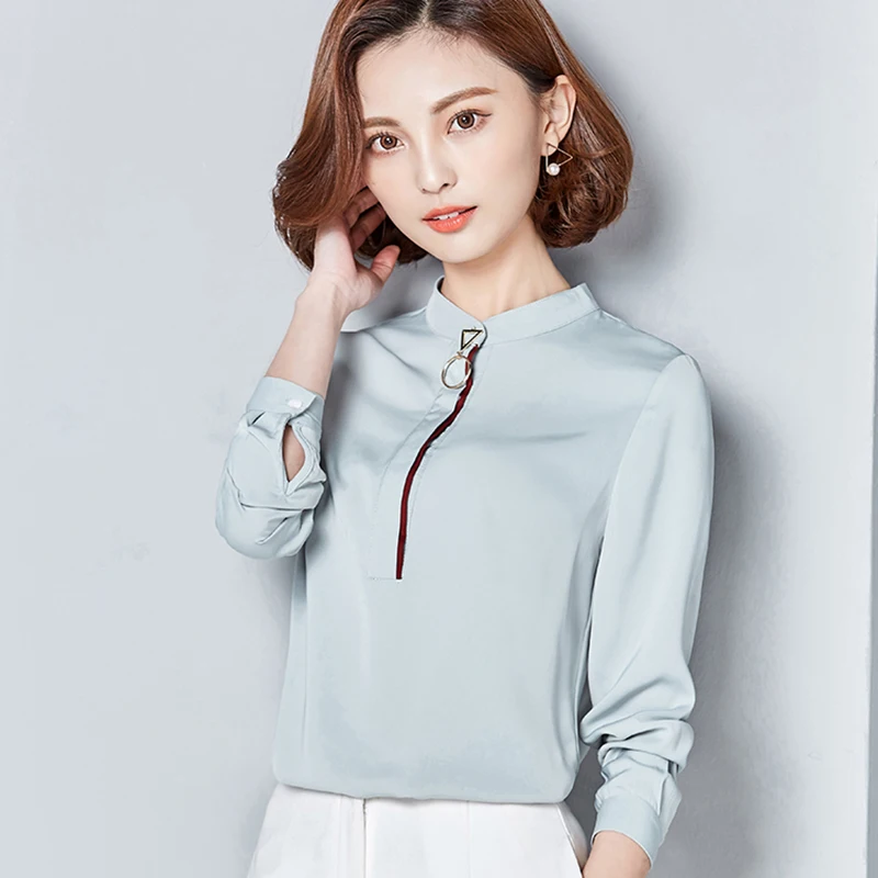 Сорочка Femme Для женщин Блузки для малышек 2017 S Топы корректирующие Шифоновая