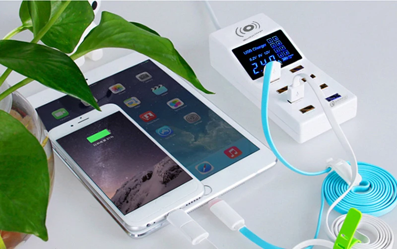 Thbelieve Мульти USB зарядное устройство для мобильного телефона Беспроводная