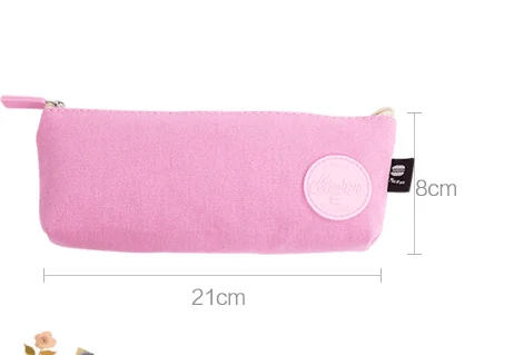 Милый пенал для макарон большая вместительность холст детей канцелярские