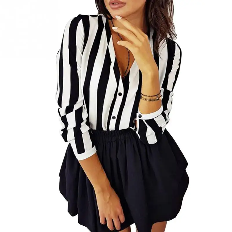 Модные женские туфли v-образным вырезом на пуговицах с длинным рукавом