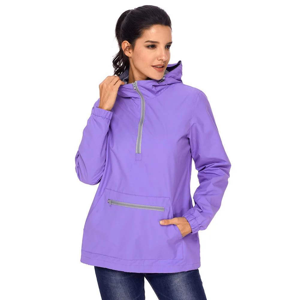 

Outdoor Fleece Jacket Men Women Thermal Coat half zip Warm clothing windproof comfortable Hooded leisure pullovers