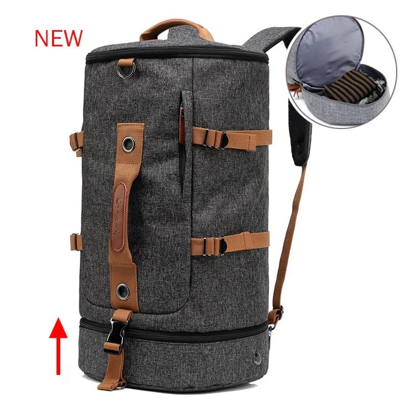 NEW Black 50L мужской походный рюкзак, рюкзак для кемпинга, рюкзак для путешествий, охоты, альпинизма, Холщовая Сумка-мешок Blaso Mochila, для спорта на открытом воздухе XA172D - Цвет: NEW Black