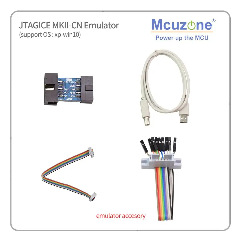 ATXMEGA PDI JTAG DEBUGWIRE эмулятор бесплатно xmega32d4 мин плата (1 шт в заказе) JTAGICE MKII CN|emulator| |
