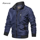 Бомбер DIMUSI Мужской приталенный, повседневная армейская куртка в стиле милитари, спортивная одежда, ветровка, одежда для осени и зимы