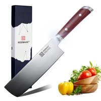 sunnecko new 7 cleaver knife german 1 4116 steel blade christmas gift for cook kitchen knives color wood handle cooking
