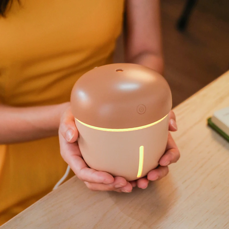 KAIPUTE 460ml USB Cute Pinecone Humidifier Essential Oil Diffuser Aroma With Lamp LED Night Light Air Freshener Humidifiers |