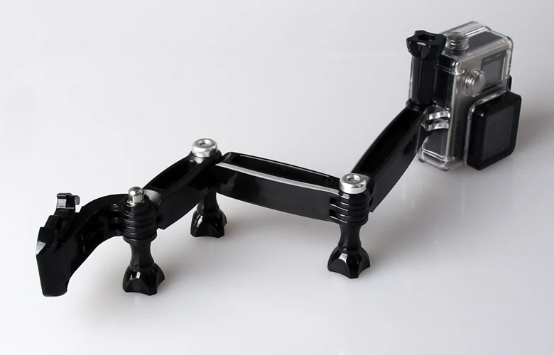 Селфи-палка для селфи удлинительная 3-сторонняя рукоятка шлема аксессуары с