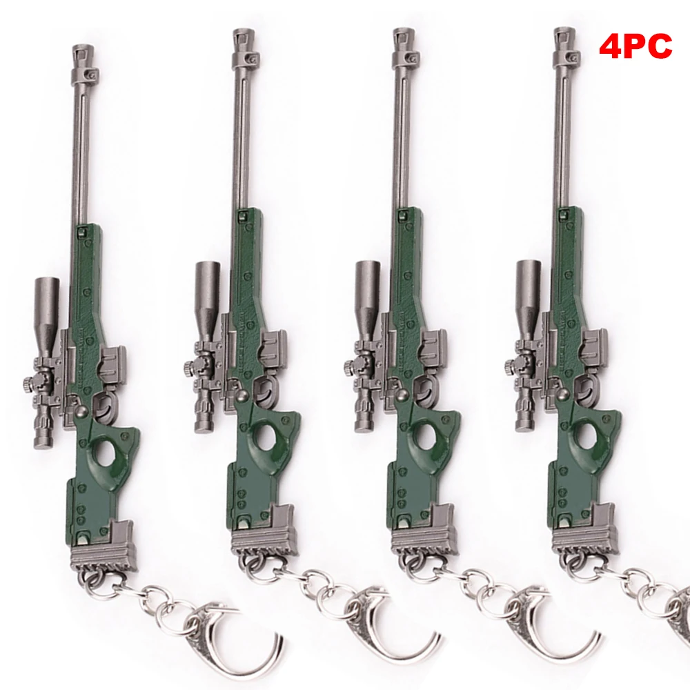 Мини брелок 98K/Groza Assault Steps Red 3 шт. 4 пистолет для выживания джедаев модель мальчиков