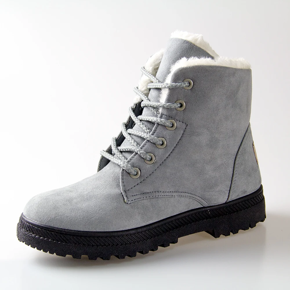Зимние ботинки для женщин 2018 популярная женская обувь bota feminina плюшевые меховые