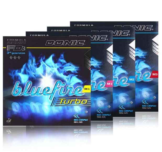 Подлинник бренда &quotDonic&quot Голубой огненный M1/M2/M3 Bluefire pips-в синим губчатым