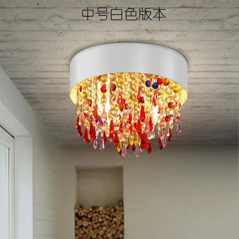 Потолочные светильники белые скандинавские современные для гостиной круглые