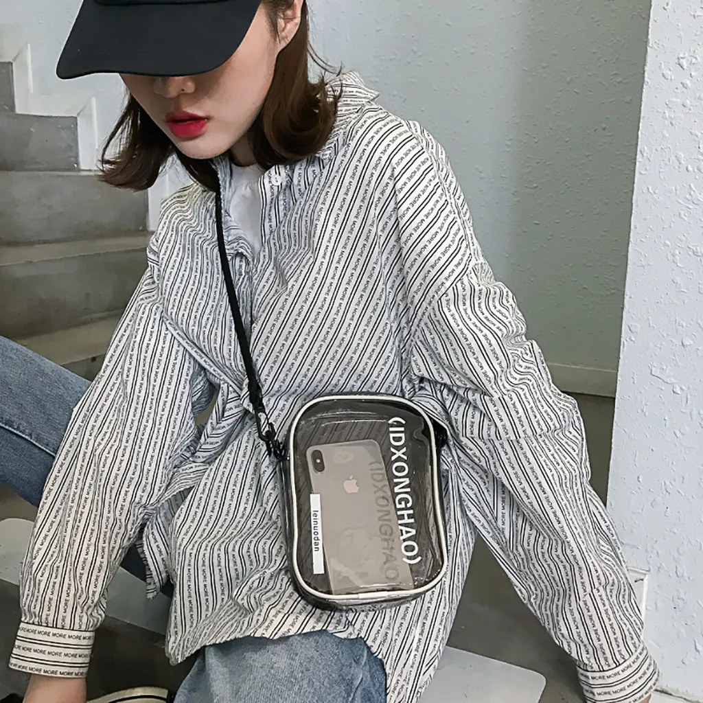 Женская сумка через плечо прозрачная модные сумки на для женщин 2018 bolso mujer Прямая