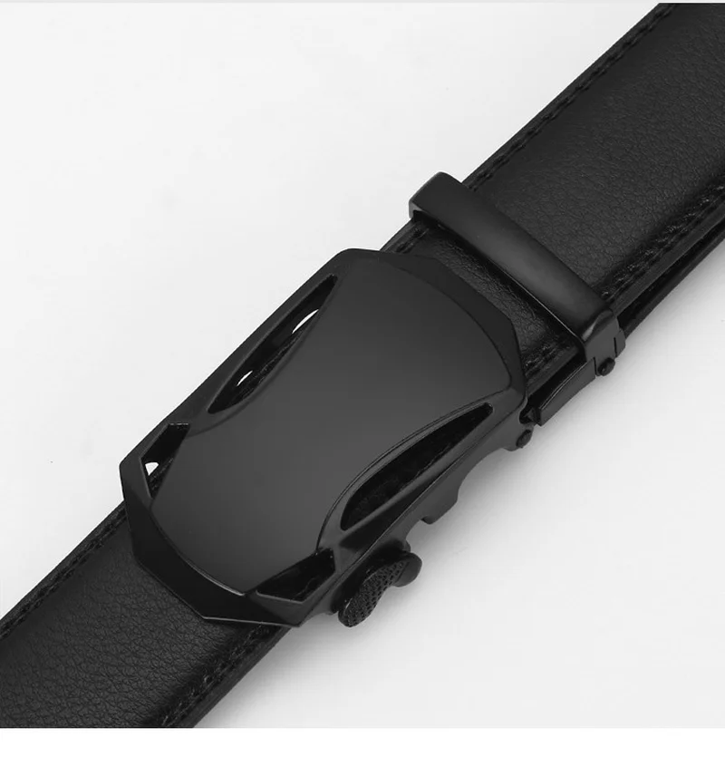 Eather пояс с автоматической пряжкой брендовый логотип индивидуальная обработка