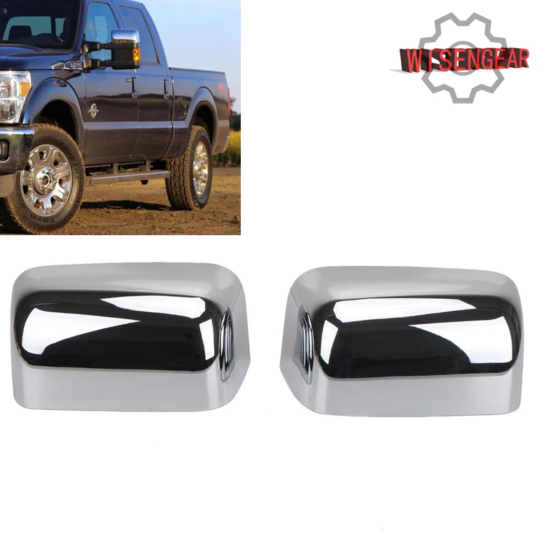 Для Ford Super Duty F250 F350 F450 2008 2016 тройное хромированное верхнее полузеркальное