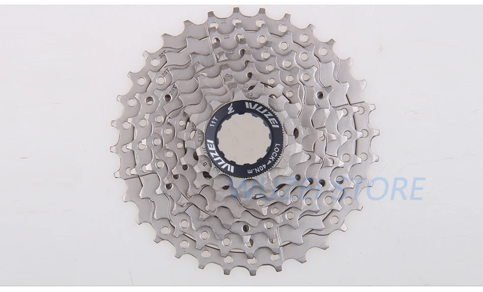 WUZEI 8 S/9 S/10 S/11 S/12 S кассета 32/36/40/42/46/50T Сталь mtb горный велосипед свободного хода Совместимость Shimano