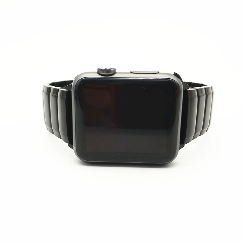 Прочный металлический стальной ремешок AKGLEADER для Apple Watch серии 5 4 3 2 1 iWatch браслет высокого качества из нержавеющей стали ремешок для часов