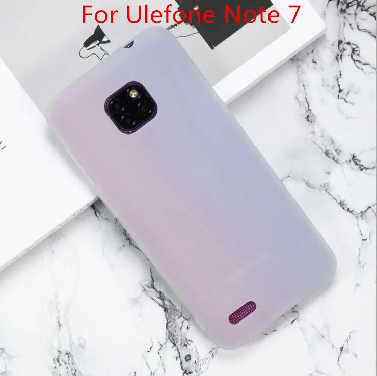White Для Ulefone Note 7 гелевый ТПУ тонкий мягкий анти Лыжный чехол задняя крышка для Ulefone Note 7 телефон резиновая силиконовая сумка Coque Fundas - Цвет: White
