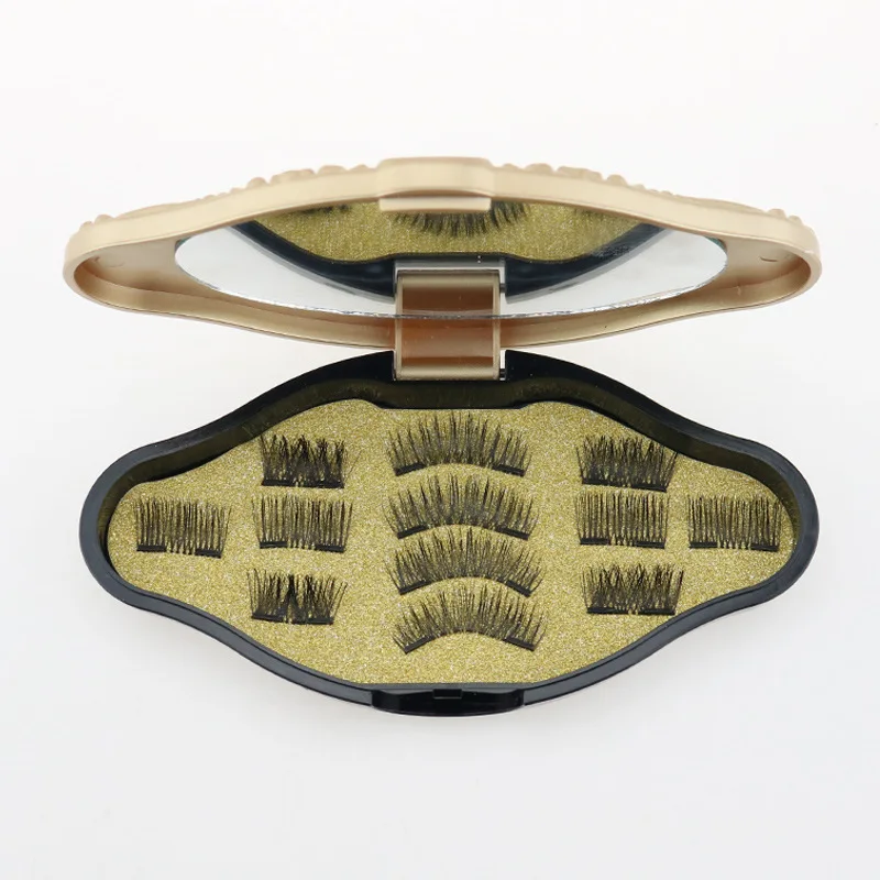 3D норковые магнитные ресницы для макияжа двойные тройные глаз ультратонкие