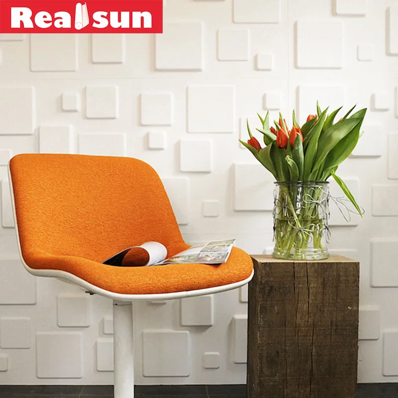 3D наклейки на стену ПВХ доска модный дизайн классика защита от плесени