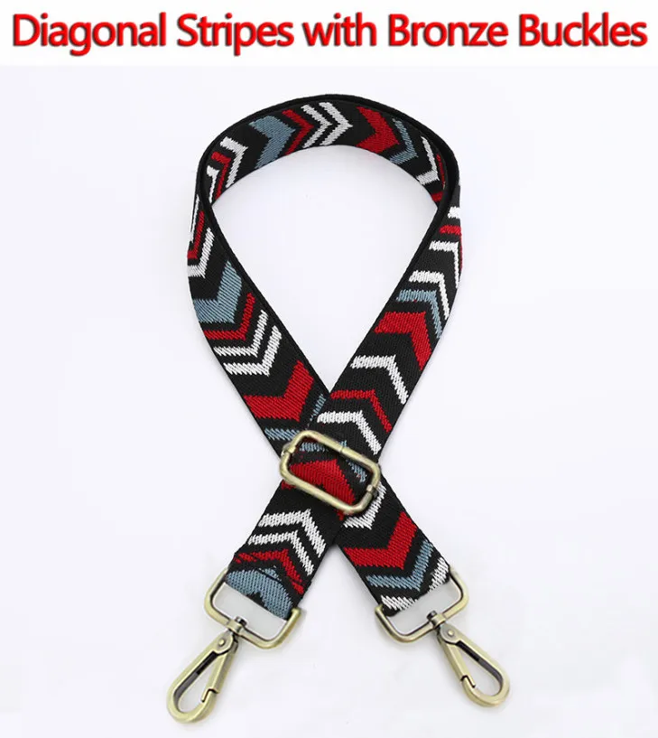 Bronze Diagonal 4 металлических цвета! DIY 140 см регулируемая сумочка, сумка с ремнями шириной 3,8 см сменные цветные Наплечные ремни, ремни для сумок - Цвет: Bronze Diagonal