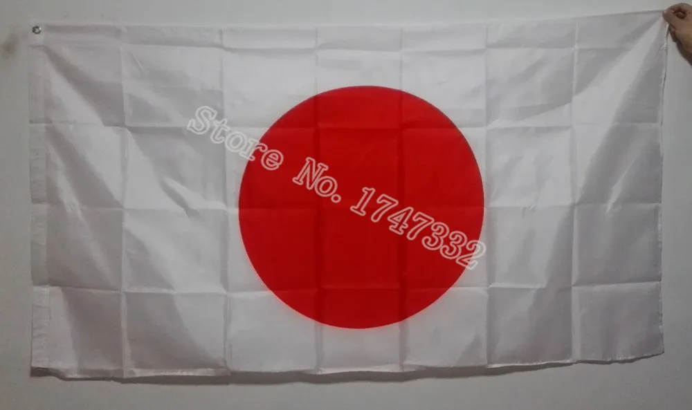Японский Азиатский Национальный флаг по всему миру хит продаж товары 3X5FT 150x90см
