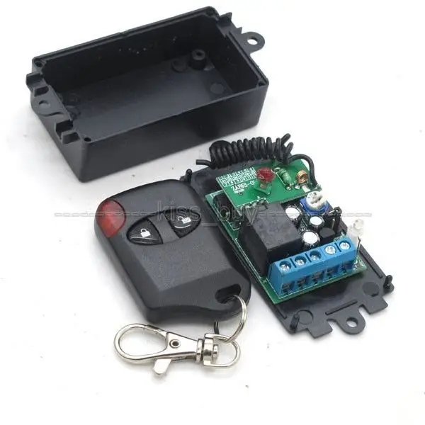 DC 12v Relay Wireless Remote Control RF Switch On/off + Delay Time Timer clock | Электронные компоненты и