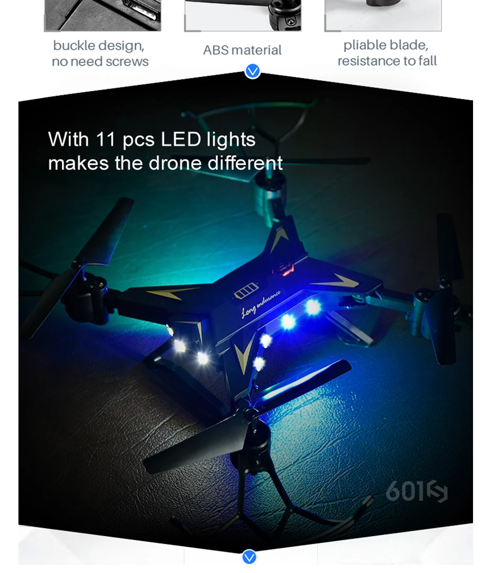 Радиоуправляемый вертолет Дрон камера HD 4 K/1080 P wifi FPV селфи Дрон Профессиональный складной Квадрокоптер 20 минут работы от батареи