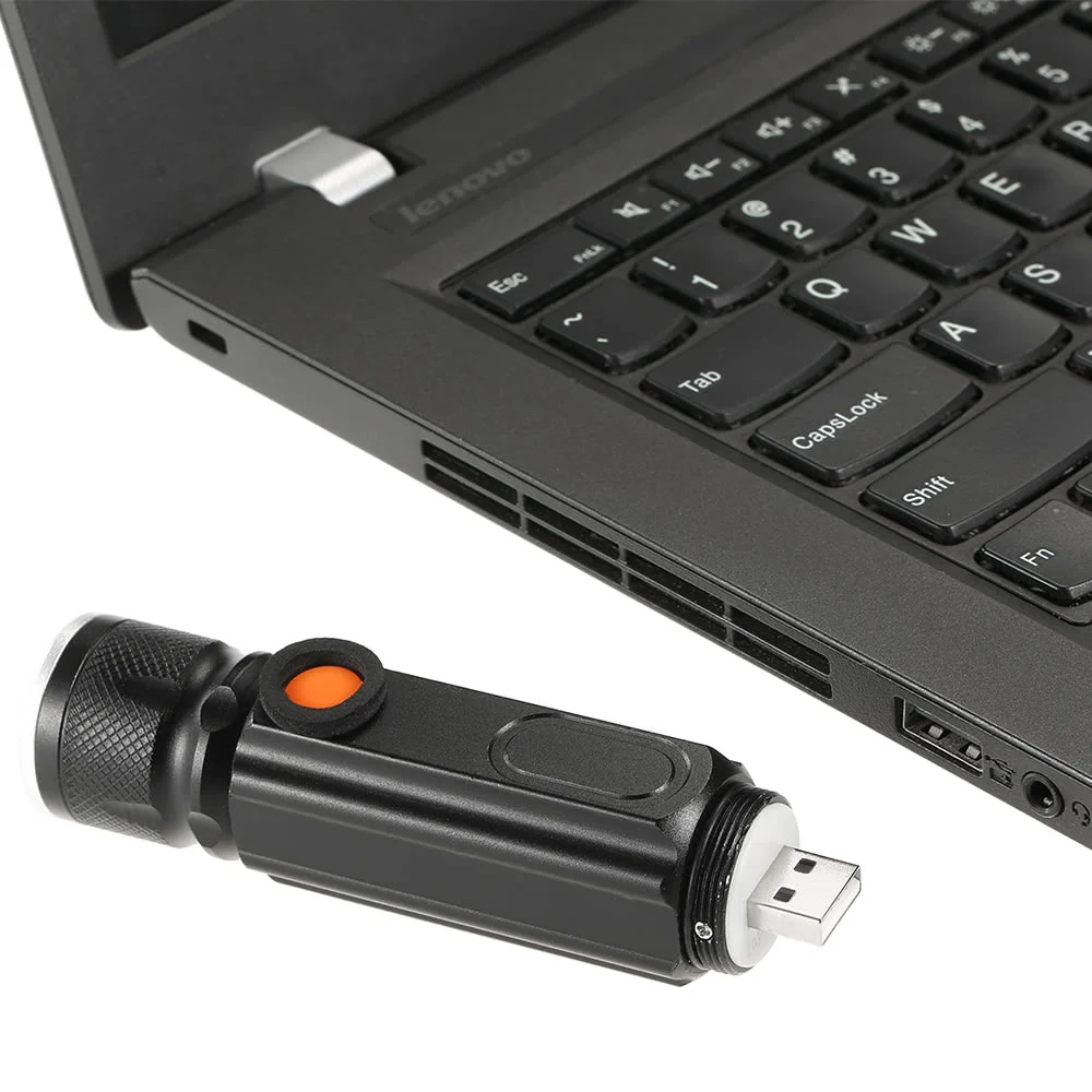 USB 180LM фонарик с магнитом удобный светодиодный Перезаряжаемые факел вспышки